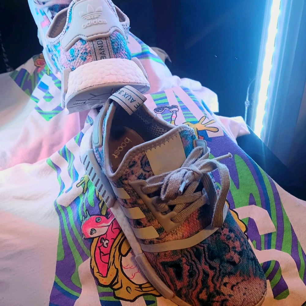 RARE Adidas NMD R1 Tye Dye